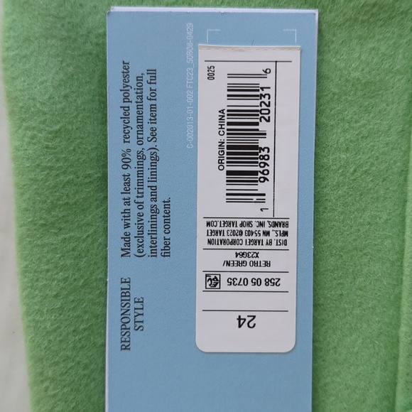 NWT Future Collective w/Reese Blutstein Double Pocket Mini Skirt 24 Green - Picture 6 of 15